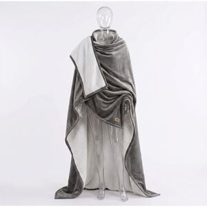 NEW UGG bliss throw in charcoal grey